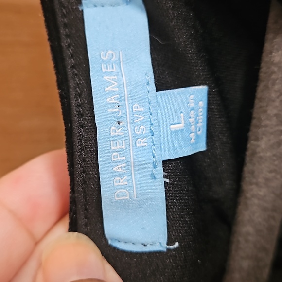 Draper James Black Velvet Dress sz Large - Picture 4 of 5